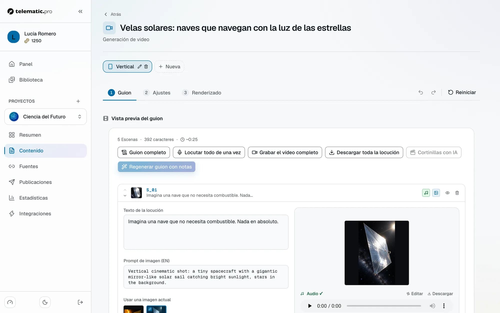 Editor de video con IA