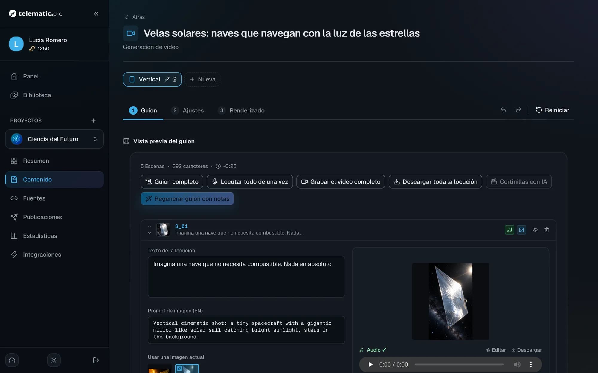 Editor de video con IA