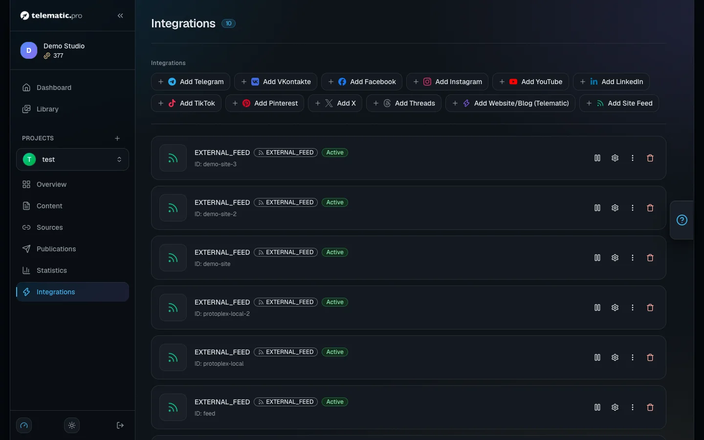 A platform asks to be reconnected: its access expired and its posts are on hold