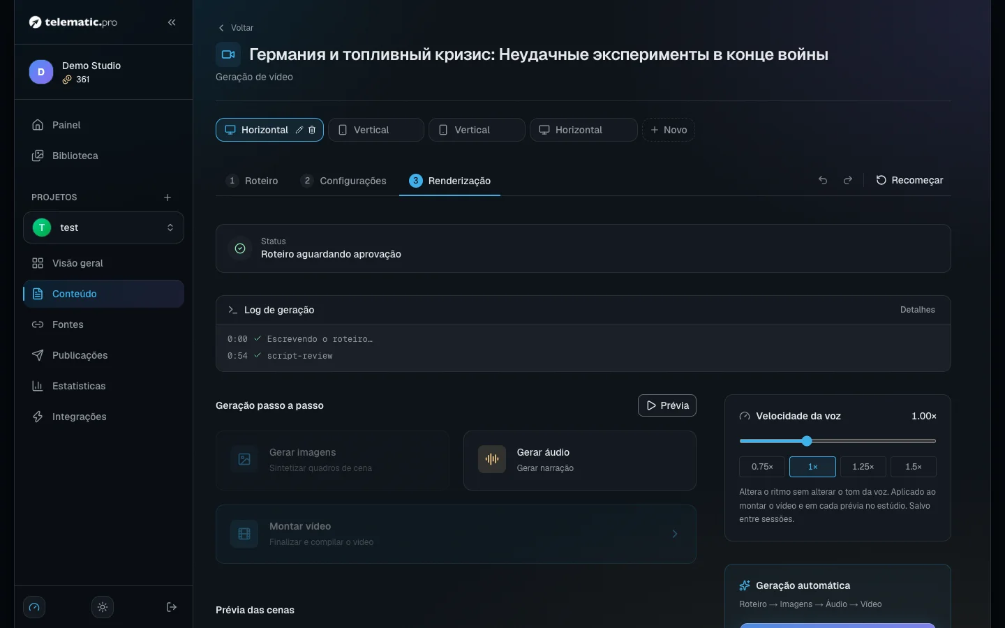 O vídeo pronto: o player, o download, uma nova versão, a escolha do vídeo principal e o link para a capa